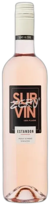 photo du vin Estandon Zéro Sur Vin Boisson a Base de Vin Désalcoolisé Rosé