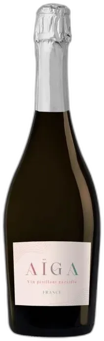 vue du vin Aiga Rosé Vin Pétillant Gazéifié