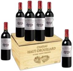 image du vin Château Haut-Drouillard 2016 Lussac Saint-Emilion Vin Rouge de Bordeaux Bois