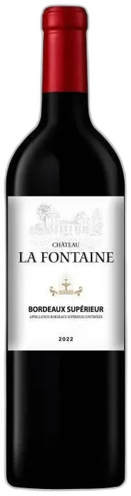 photo du vin Château la Fontaine 2022 Bordeaux Supérieur Vin Rouge de Bordeaux Bio