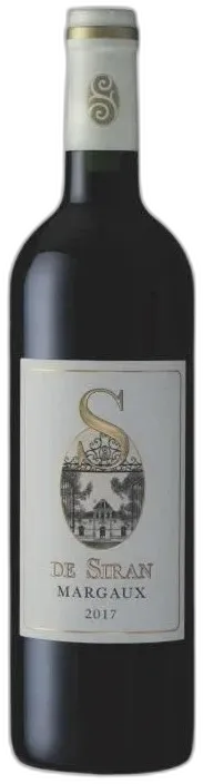 image du vin Château s de Siran 2017 Margaux Vin Rouge de Bordeaux