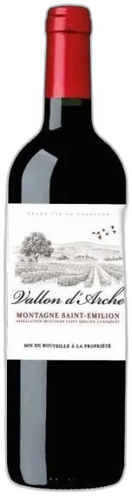 photo du vin Vallon d’Arche 2020 Montagne Saint-Emilion Vin Rouge de Bordeaux
