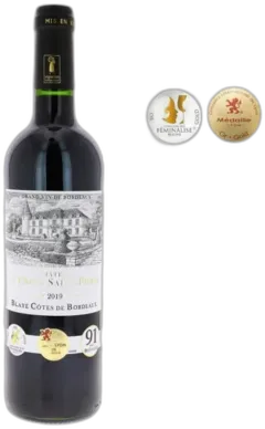 photo du vin Château la Croix Saint-Pierre 2019 Blaye Côtes de Bordeaux Vin Rouge de Bordeaux