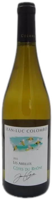 image du vin Domaine Jean Luc Colombo Cuvée les Abeilles 2022 Côtes du Rhône 2023 Vin Blanc de la Vallée du Rhône