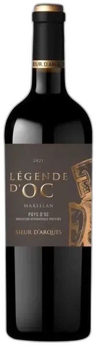 capture du vin Sieur d'Arques Légende d'oc 2021 Pays d’oc Vin Rouge de Languedoc