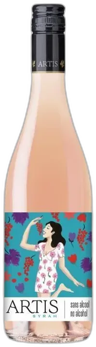 illustration du vin Artis Syrah Rosé Sans Alcool