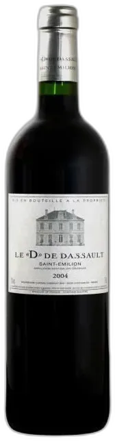 photo du vin le d de Dassault 2004 Saint Emilion Vin Rouge de Bordeaux