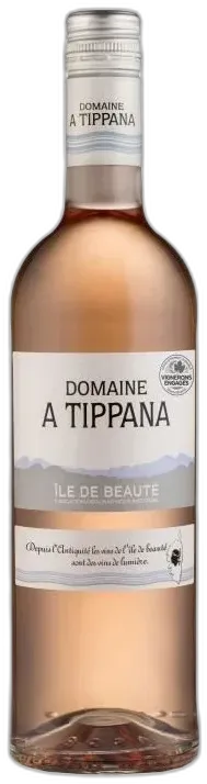 vue du vin Domaine a Tippana 2023 Ile de Beauté Vin Rosé de Corse