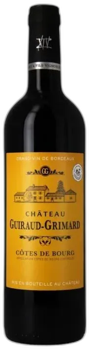 illustration du vin Château Guiraud Grimard 2021 Côtes de Bourg Vin Rouge de Bordeaux