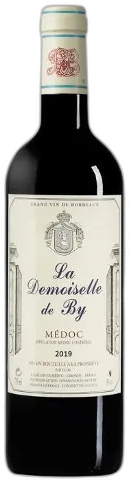 image du vin la Demoiselle de by 2019 Médoc Vin Rouge de Bordeaux