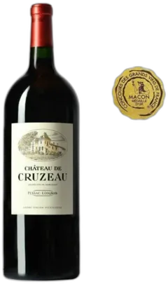 image du vin Magnum Château de Cruzeau 2020 Pessac Léognan Vin Rouge de Bordeaux