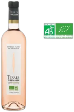 image du vin Estandon Terre d’Estandon Coteaux Varois en Provence Vin Rosé de Provence Bio