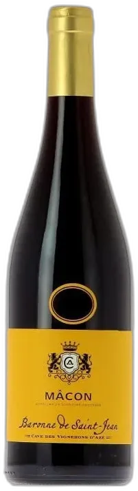 image du vin Baronne de Saint-Jean Azé 2022 Mâcon Vin Rouge de Bourgogne