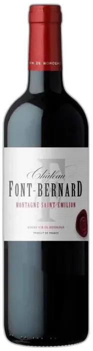photo du vin Château Font-Bernard 2022 Montagne Saint-Emilion Vin Rouge de Bordeaux