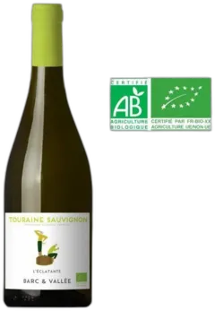 image du vin Barc & Vallée l’Eclatante Touraine Sauvignon Vin Blanc de Loire Bio