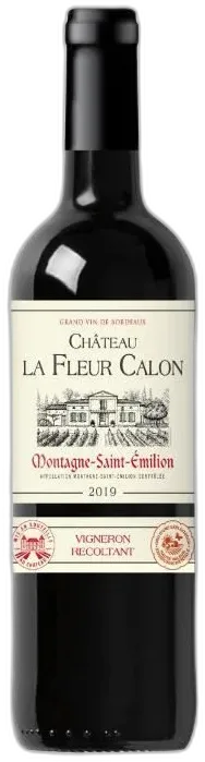 image du vin Château la Fleur Calon 2019 Montagne-Saint-Emilion Vin Rouge de Bordeaux