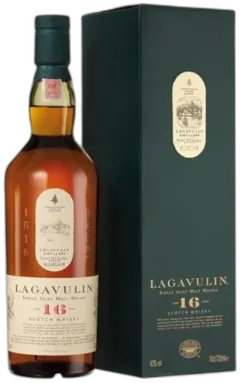 illustration du vin Whisky Lagavulin 16 Ans Islay Single Malt Whisky Ecosse Sous