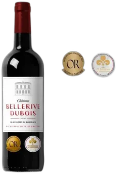 photo du vin Château Bellerives Dubois 2020 Blaye Côtes de Bordeaux Vin Rouge de Bordeaux