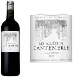 photo du vin les Allées de Cantemerle 2019 Haut Médoc Vin Rouge de Bordeaux