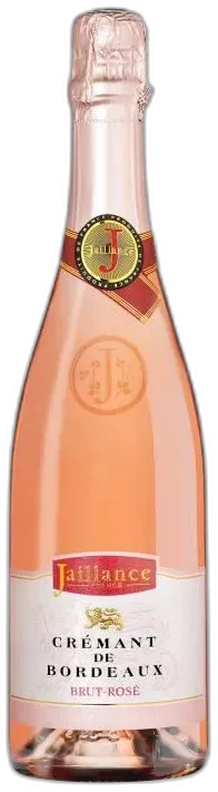 vue du vin Jaillance Crémant de Bordeaux Rosé