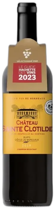photos du vin Château Sainte Clotilde 2019 Blaye Côtes de Bordeaux Vin Rouge de Bordeaux