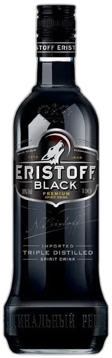 vue du vin Vodka Eristoff Black Vodka Premium
