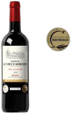 photo du vin Château le Vieux Serestin 2019 Médoc Cru Bourgeois Vin Rouge de Bordeaux