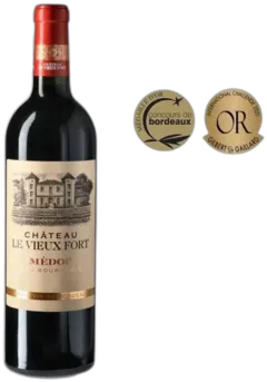 photo du vin Château le Vieux Fort 2018 Médoc Cru Bourgeois Vin Rouge de Bordeaux