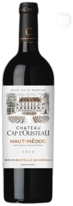photo du vin Château Cap l’Ousteau 2018 Haut-Médoc Vin Rouge de Bordeaux