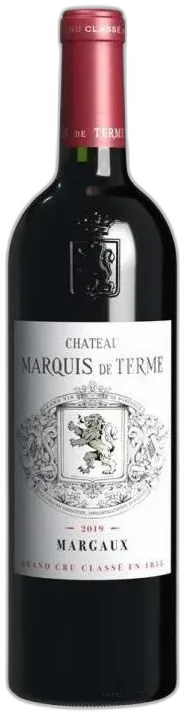 illustration du vin Château Marquis de Terme 2019 Margaux Grand Cru Vin Rouge de Bordeaux