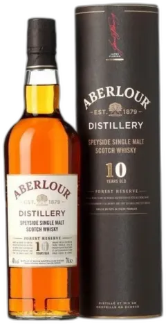 illustration du vin Whisky Aberlour 10 Ans Forest Reserve Speyside Single Malt Scotch Whisky Ecosse Sous