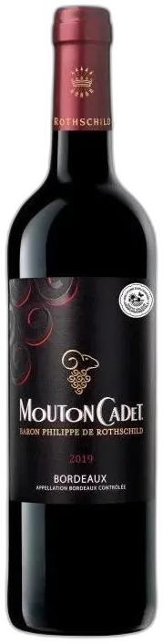 photo du vin Mouton Cadet Baron Philippe de Rothschild 2019 Bordeaux Vin Rouge de Bordeaux