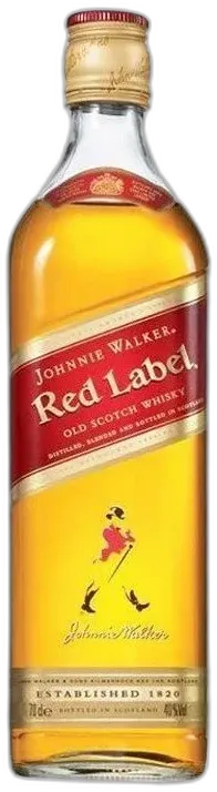 vue du vin Whisky Red Label Johnnie Walker