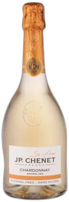 illustration du vin jp Chenet Sparkling Chardonnay Bulles Sans Alcool