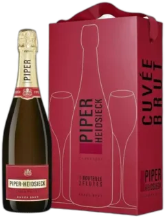 image du vin Piper Heidsieck Cuvée Brut 2 Flûtes Brut