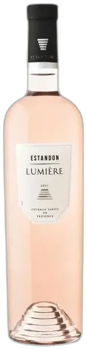 vue du vin Estandon Lumiere 2021 Coteaux Varois en Provence Vin Rosé de Provence