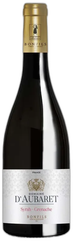 image du vin Domaine d’Aubaret Syrah Grenache Rouge