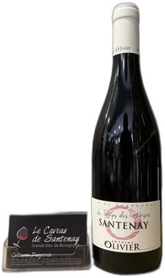 photo du vin Santenay le Temps des c Rises Rouge 2023 Domaine Antoine Olivier