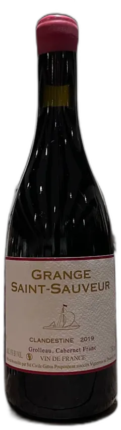 image du vin Vin de Loire Clandestine Rouge Grange Saint Sauveur