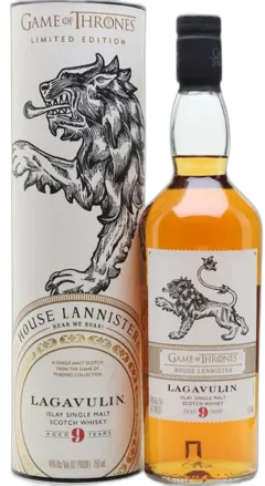 vue du vin Whisky G.O.T. Lagavulin 9 Anni House Lannister