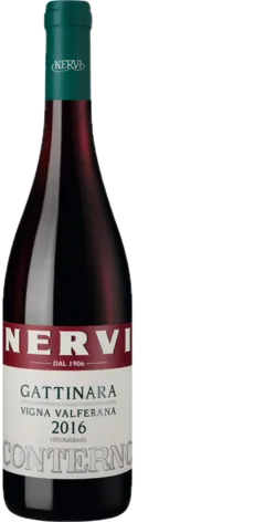 aperçu du vin Nervi Conterno 2019 Gattinara Docg Valferana
