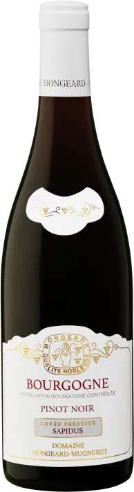 vue du vin Domaine Mongeard-Mugneret Bourgogne Rouge Cuvée Sapidus