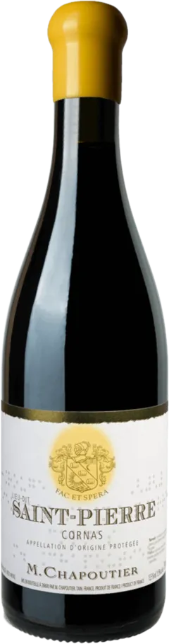 photo du vin m Chapoutier Cornas Lieu Dit Saint-Pierre