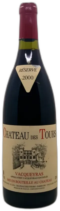 illustration du vin Château des Tours Vacqueyras 2000