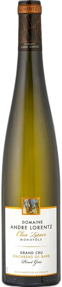 photo du vin Alsace Aoc Kirch Clos Zisser Pinot Gris Grand Cru Domaine André Lorentz