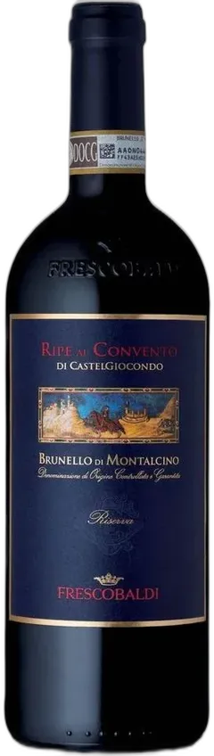 vue du vin Brunello di Montalcino Docg Ripe al Convento Castelgiocondo Riserva Magnum Cassa di Legno Frescobaldi