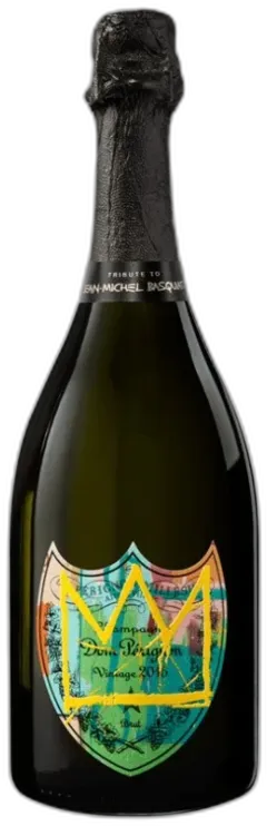 vue du vin Dom Pérignon Vintage 2015 Tribute to Jean-Michel Basquiat Champagne