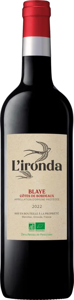 vue du vin l’Ironda Rouge 2024