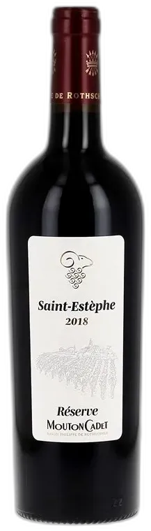 illustration du vin Saint Estèphe Mouton Cadet Réserve 2019 Aoc