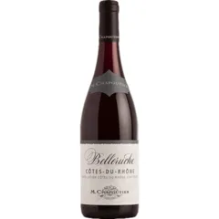 photos du vin Côtes du Rhône Aop- Belleruche Maison Chapoutier Rouge 2022
